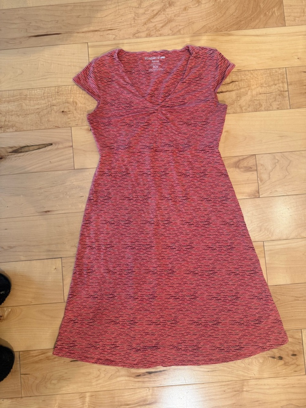 Toad&Co Coral V-Neck Midi Dress